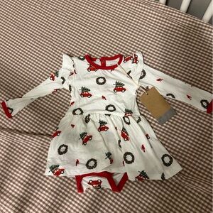 Kyte 2022 holiday twirl dress NWT 3-6 months